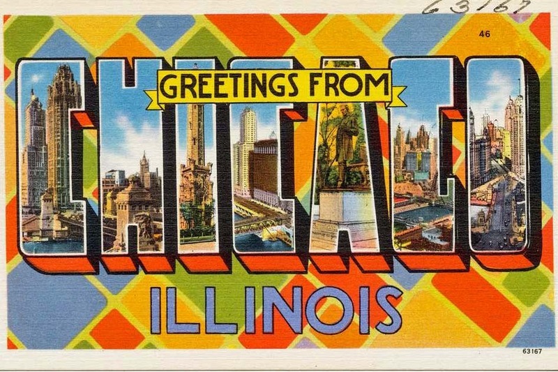 Chicago postcard