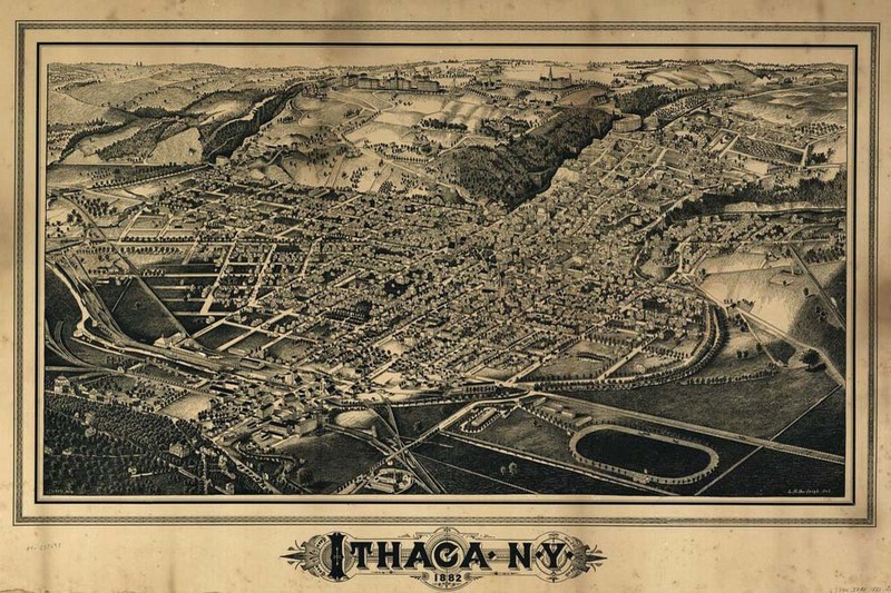 Ithaca map