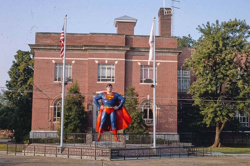 Superman statue