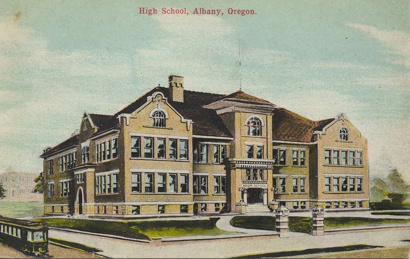 Albany High School Postcard